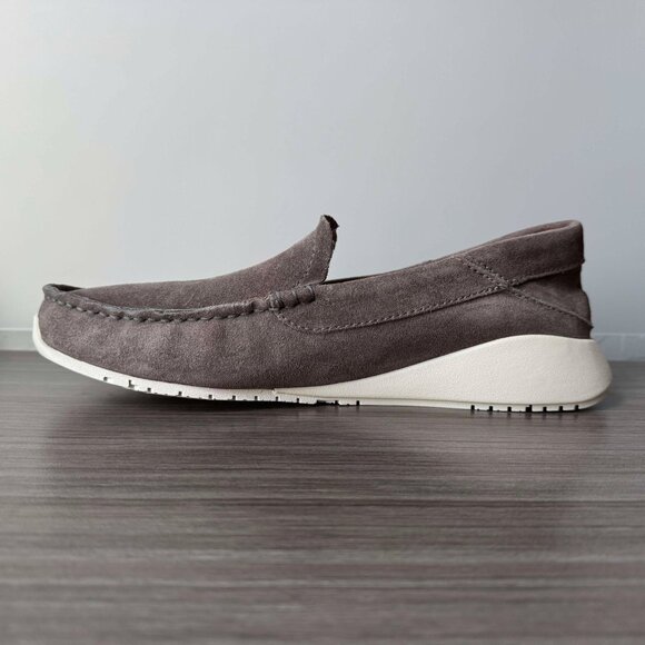 OluKai Ka\'a Loafer Slip on Shoes Men\'s in Grey $140 main image 4